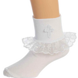 Christening/Communion Socks - White